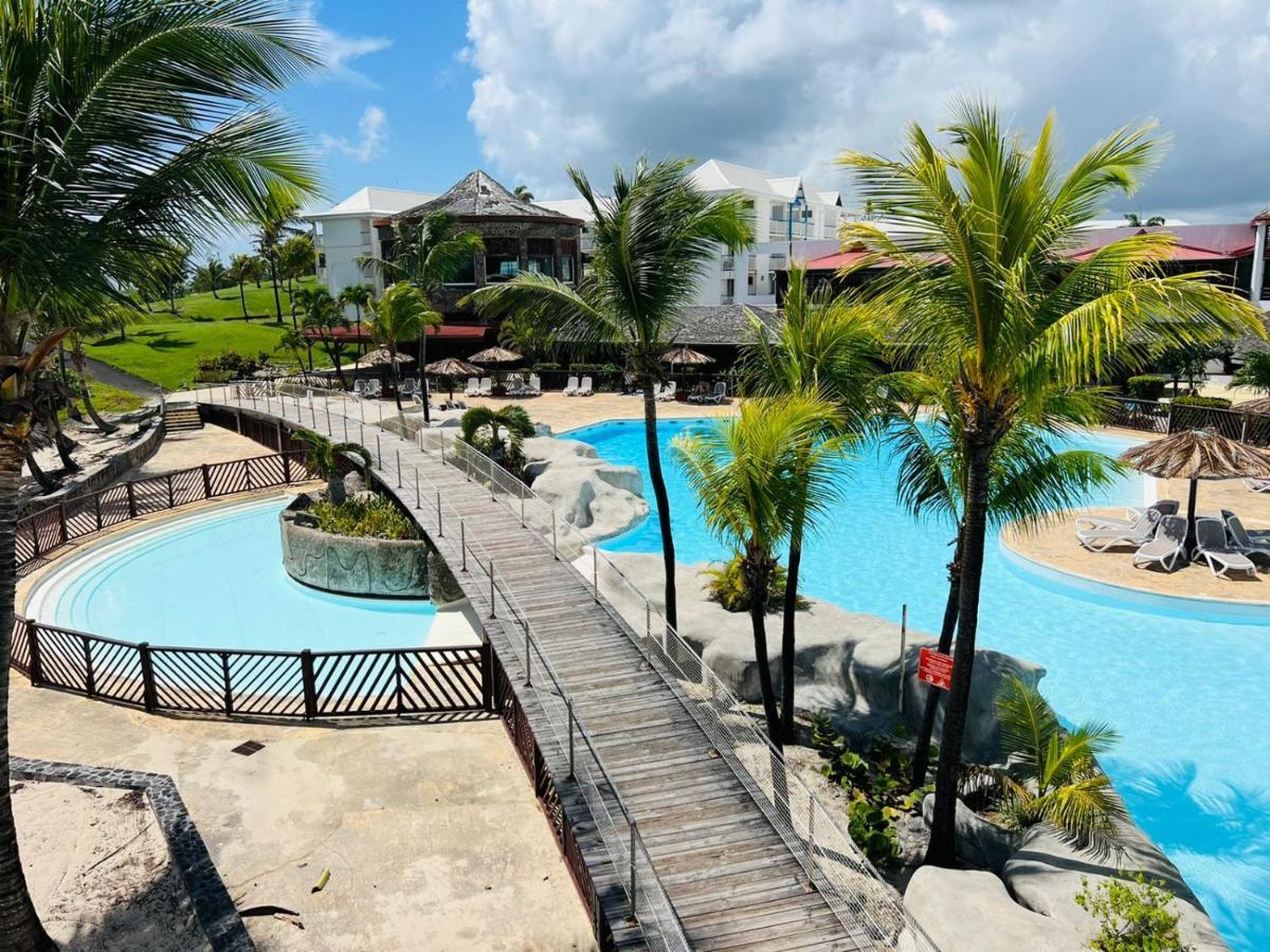 Studio Vue Mer Piscine Plage Kaz Punch Manganao Chez Julie サン・フランソワ エクステリア 写真